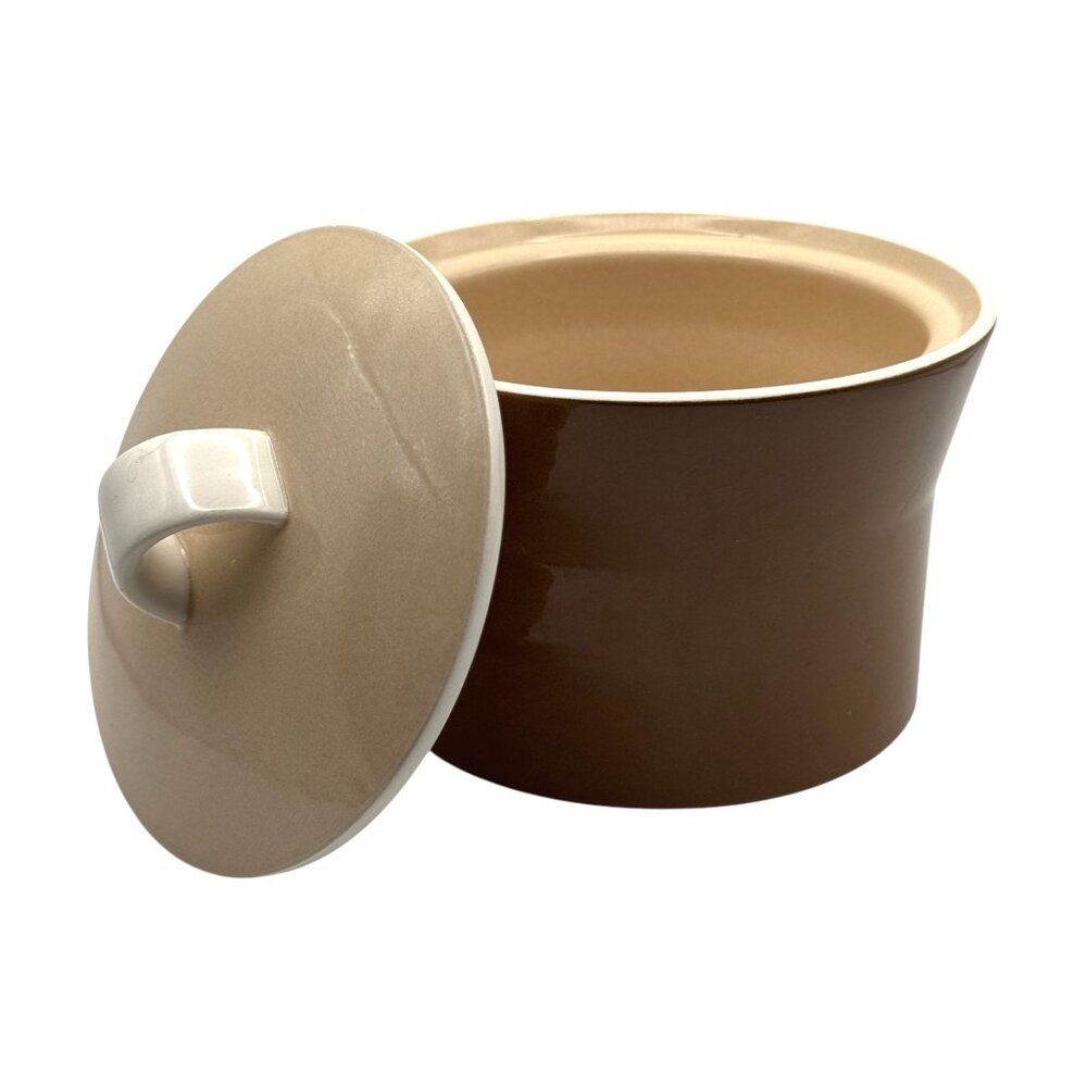 Vintage MCM Mikasa Sugar Bowl‎ Playmates Sweet Chocolate Brown C4800 Japan 70s